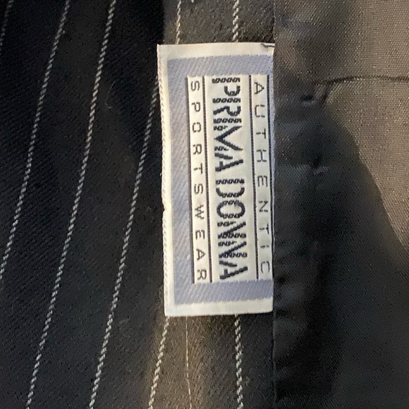 Vintage 90’s Prima Donna Pinstripe Blazer w/button Detail Sz S - Picture 8 of 9